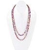 Barse Impression Jasper Endless Beaded Long Strand Necklace - Image 1