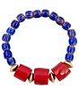 Barse Jubilee Genuine Stone Beaded Stretch Bracelet - Image 1