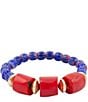 Barse Jubilee Genuine Stone Beaded Stretch Bracelet - Image 2