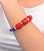Barse Jubilee Genuine Stone Beaded Stretch Bracelet - Image 3