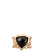 Barse Midnight Luxe Golden and Onyx Three Piece Stacked Statement Ring - Image 2