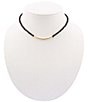 Barse Golden Bar Collar Necklace - Image 3