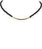 Barse Golden Bar Collar Necklace - Image 4