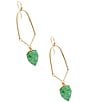 Barse Rowen Turquoise Statement Drop Earrings - Image 2