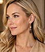 Barse Shadow Smoky Quartz Luxe Drop Earrings - Image 3