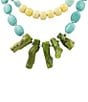 Barse Silver And Genuine Stone Coastal Grove Statement Necklace - Image 2