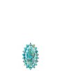 Barse Silver And Genuine Turquoise Oasis Royale Statement Ring - Image 2