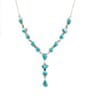 Barse Silver And Genuine Turquoise Trio Y Necklace - Image 2
