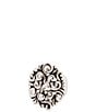 Barse Silver Scroll Band Ring - Image 2