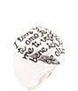 Barse Sterling Silver Engraved Heart Chunky Ring - Image 1