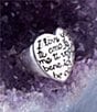 Barse Sterling Silver Engraved Heart Chunky Ring - Image 4
