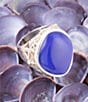 Barse Regatta Blue Agate and Sterling Silver Ring - Image 4