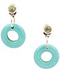 Barse Sterling Silver and Genuine Stone Orbital Earrings,New Products : American Fashion Style Bags On Sale