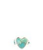 Barse Heart Sterling Silver Blue Turquoise Statement Ring - Image 2