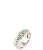 Barse Triple Stone Simplicity Blue Turquoise and Sterling Silver Ring - Image 1