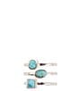 Barse Sterling Silver Blue Turquoise Stackable Ring - Image 2