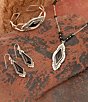 Barse Sterling Silver and Midnight Onyx Cuff Bracelet, Color:Onyx/Silver - Image 5