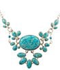 Barse Mojave Sterling Silver Turquoise Statement Necklace - Image 1