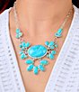 Barse Mojave Sterling Silver Turquoise Statement Necklace - Image 3