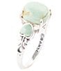 Color:Turquoise/Silver - Image 1 - Sterling Silver and Turquoise Ring