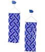 Color:Multi - Image 1 - Sterling Silver Genuine Lapis and Miyuki Glass Bead Statement Drop Earrings