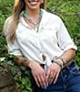 Barse Turquoise Cactus Rose Beaded Statement Short Pendant Necklace - Image 5