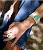 Barse Turquoise Ethereal Lace Statement Cuff Bracelet - Image 4