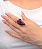 Barse Twilight Iris Turquoise Statement Ring - Image 3