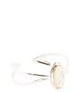 Barse Two Tone Sterling Silver Cuff Bracelet, Color:Mother of Pearl - Image 1