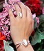Barse Two Tone Sterling Silver Cuff Bracelet, Color:Mother of Pearl - Image 3