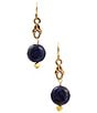 Barse Wind Dancer Lapis Drop Earrings - Image 1