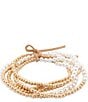Barse Wind Dancer Shell Stretch Bracelet Set - Image 2