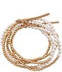 Barse Wind Dancer Shell Stretch Bracelet Set - Image 1