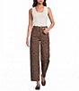 Bayeas Denim Paisley Print High Rise Barrel Leg Ankle Length Jeans - Image 3