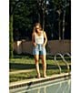 Bayeas Elowen Stretch Denim High Rise Shorts - Image 6