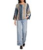 Bayeas Flora High Rise Wide Leg Jeans - Image 3