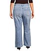 Bayeas Plus Size Sequin Embellished Denim Wide Leg Jeans - Image 2