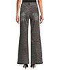 Bayeas Stretch Denim Leopard Print Wide Leg Jeans, Color:Black Leopard - Image 2