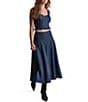BCBG Denim Two-Piece Midi Set - Image 4