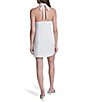 BCBG Halter Neck Button Front Scuba Crepe Mini Dress - Image 2