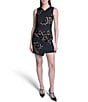 BCBG Lace Asymmetrical Sheath Mini Dress - Image 1