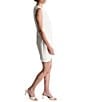 BCBG Satin Sheath Sleeveless Mini Dress - Image 3