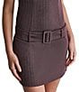 BCBG Stripe Twill Belted Mini Dress - Image 4