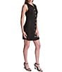 BCBG Suede Button Front Mini Dress - Image 3