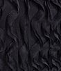 BCBG Wavy Tulle Crew Neck Sleeveless Large Bow Shift Mini Dress - Image 5