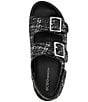 Color:Black/White Boucle - Image 5 - Beena Boucle Studded Platform Sandals