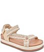 BCBGeneration Behka Raffia Rhinestone Ankle Strap Flat Platform Sandals,New Products : American Fashion Style Bags On Sale