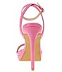 Color:Bubblegum - Image 3 - Caroline Lizard Embossed Strappy Dress Sandals