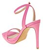 Color:Bubblegum - Image 4 - Caroline Lizard Embossed Strappy Dress Sandals