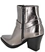 Color:Pewter - Image 4 - Cassidy Metallic Western Booties